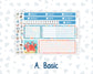 Kit 0268 - 7x9 - Vertical Priorities - Plum Paper - Weekly Kit - June - Sea Sweeties