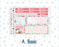 Kit 0276 - 7x9 - Vertical Priorities - Plum Paper - Weekly Kit - July - Melon Crush