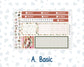 Kit 0298 - 7x9 - Vertical Priorities - Plum Paper - Weekly Kit - October - Velvet Bloom