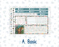 Kit 0275 - 7x9 - Vertical Priorities - Plum Paper - Weekly Kit - July - Tropical Safari Blush