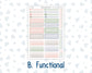 Kit 0266 - 7x9 - Vertical Priorities - Plum Paper - Weekly Kit - May - Froggy Lake Picnic