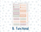 Kit 0293 - 7x9 - Vertical Priorities - Plum Paper - Weekly Kit - September - Fleur de Provence