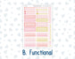 Kit 0294 - 7x9 - Vertical Priorities - Plum Paper - Weekly Kit - September - Rosy Reveria