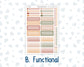 Kit 0298 - 7x9 - Vertical Priorities - Plum Paper - Weekly Kit - October - Velvet Bloom