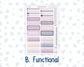 Kit 0236 - 7x9 - Vertical Priorities - Plum Paper - Weekly Kit - October - Sweet & Spooky