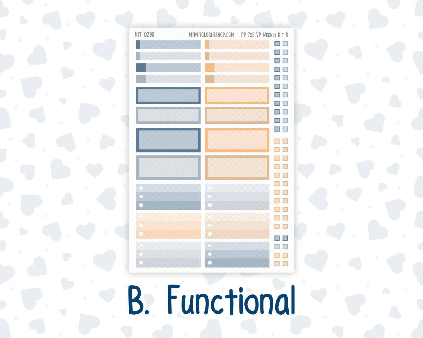 Kit 0299 - 7x9 - Vertical Priorities - Plum Paper - Weekly Kit - October - Book Nook