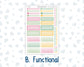 Kit 0267 - 7x9 - Vertical Priorities - Plum Paper - Weekly Kit - May - Flowers For Mama