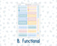 Kit 0216- 7x9 Plum Paper Vertical Priorities - Daisy Days- May