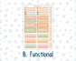 Kit 0233 - 7x9 - Vertical Priorities - Plum Paper - Weekly Kit - September - Cinnamon Days