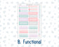 Kit 0225 - 7x9 - Vertical Priorities - Plum Paper - Weekly Kit - July - Carnival Joy