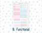Kit 0246 - 7x9 - Vertical Priorities - Plum Paper - Weekly Kit - December - Gingerbread Sweets