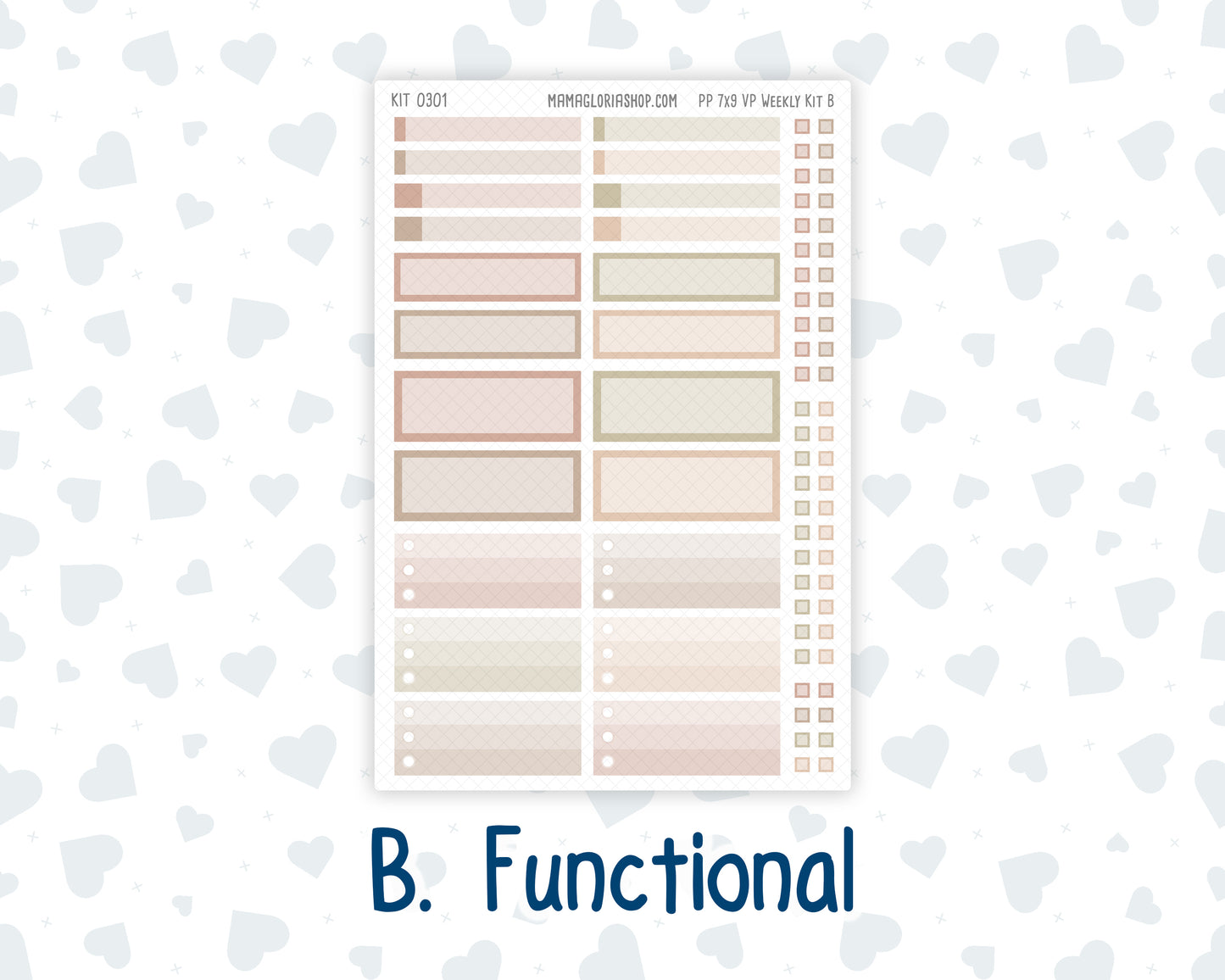 Kit 0301 - 7x9 - Vertical Priorities - Plum Paper - Weekly Kit - November - Sunday Comfort