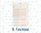 Kit 0301 - 7x9 - Vertical Priorities - Plum Paper - Weekly Kit - November - Sunday Comfort