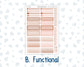 Kit 0296 - 7x9 - Vertical Priorities - Plum Paper - Weekly Kit - September - Coffee Break