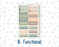 Kit 0242 - 7x9 - Vertical Priorities - Plum Paper - Weekly Kit - November - Cottage Autumn