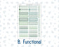 Kit 0264 - 7x9 - Vertical Priorities - Plum Paper - Weekly Kit - May - Spring Walk
