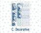 Kit 0247 - 7x9 - Vertical Priorities - Plum Paper - Weekly Kit - December - Snow Day Adventures