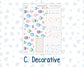 Kit 0225 - 7x9 - Vertical Priorities - Plum Paper - Weekly Kit - July - Carnival Joy