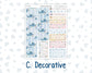 Kit 0270 - 7x9 - Vertical Priorities - Plum Paper - Weekly Kit - June - Beachside Bliss