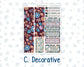 Kit 0304 - 7x9 - Vertical Priorities - Plum Paper - Weekly Kit - November - Autumn In Bloom