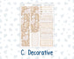 Kit 0301 - 7x9 - Vertical Priorities - Plum Paper - Weekly Kit - November - Sunday Comfort
