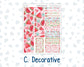 Kit 0276 - 7x9 - Vertical Priorities - Plum Paper - Weekly Kit - July - Melon Crush