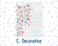 Kit 0246 - 7x9 - Vertical Priorities - Plum Paper - Weekly Kit - December - Gingerbread Sweets