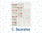 Kit 0245 - 7x9 - Vertical Priorities - Plum Paper - Weekly Kit - December - Vintage Christmas