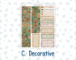Kit 0243 - 7x9 - Vertical Priorities - Plum Paper - Weekly Kit - November - Boho Autumn