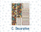 Kit 0302 - 7x9 - Vertical Priorities - Plum Paper - Weekly Kit - November - Thankful Season