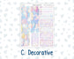 Kit 0252 - 7x9 - Vertical Priorities - Plum Paper - Weekly Kit - February - Tokyo Candy Cloud