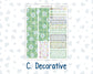 Kit 0267 - 7x9 - Vertical Priorities - Plum Paper - Weekly Kit - May - Flowers For Mama