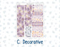 Kit 0236 - 7x9 - Vertical Priorities - Plum Paper - Weekly Kit - October - Sweet & Spooky