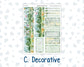 Kit 0264 - 7x9 - Vertical Priorities - Plum Paper - Weekly Kit - May - Spring Walk