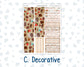 Kit 0296 - 7x9 - Vertical Priorities - Plum Paper - Weekly Kit - September - Coffee Break