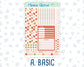 Kit 0235 - A5 Compact Vertical - Weekly Kit - September - Apple Orchard