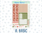 Kit 0231 - A5 Compact Vertical - Weekly Kit - August - Backyard BBQ