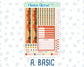 Kit 0239 - A5 Compact Vertical - Weekly Kit - October - October Stroll