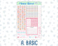 Kit 0246 - A5 Compact Vertical - Weekly Kit - December - Gingerbread Sweets