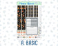 Kit 0238 - A5 Compact Vertical - Weekly Kit - October - Starry Autumn Nights