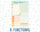 Kit 0229 - A5 Compact Vertical - Weekly Kit - August - Golden Faces