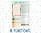 Kit 0242 - A5 Compact Vertical - Weekly Kit - November - Cottage Autumn