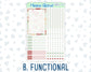 Kit 0244 - A5 Compact Vertical - Weekly Kit - December - Santas Village