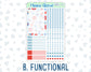 Kit 0224 - A5 Compact Vertical - Weekly Kit - July - Patriotic Parade