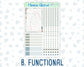 Kit 0245 - A5 Compact Vertical - Weekly Kit - December - Vintage Christmas