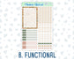 Kit 0243 - A5 Compact Vertical - Weekly Kit - November - Boho Autumn