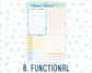 Kit 0222 - A5 Compact Vertical - Weekly Kit - June - Beach Day