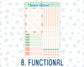 Kit 0228 - A5 Compact Vertical - Weekly Kit - August - Just Peachy