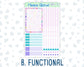 Kit 0230 - A5 Compact Vertical - Weekly Kit - August - School Daze
