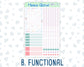 Kit 0225 - A5 Compact Vertical - Weekly Kit - July - Carnival Joy